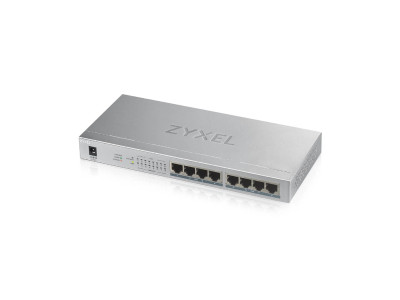 GS1008HP - ZYXEL 8-Port GbE Unmanaged PoE Switch - 8 Ports - Manageable - 2 Layer Supported - Twisted Pair - Desktop - 24 Month Limited