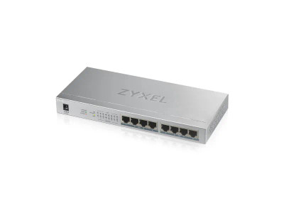 ZYXEL 8-Port GbE Unmanaged PoE Switch, 2 Layer Supported, Desktop, 24 Month Limited Warranty