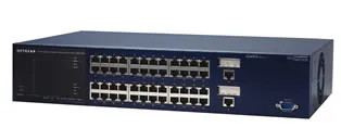FSM750SGE - NetGear 48-Port 10/100 2-Port GBIC Layer 2 Stackable Network Switch