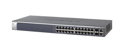 Netgear FSM726S Ethernet Switch 24x 10/100/1000Base-T 2x 1000Base-T 2x - Rack-Mounted Ethernet Switch for Networking