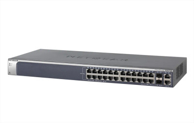 Netgear ProSafe FSM726 Ethernet Switch 26-Port 2 Slot 10/100/1000Base-TX - Ideal for Small to Medium Businesses