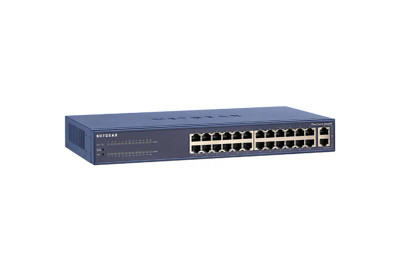FS526TNA - NetGear 24-Port 10/100 2 SFP Layer 3 Network Switch