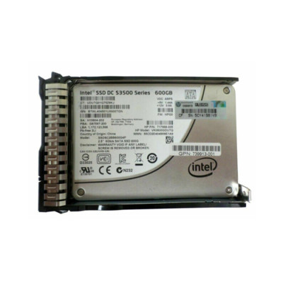 INTEL 600gb SATA-6gbps SFF 2.5 MLC Enterprise SSD for DC S3500 Series, compatible with ProLiant DL360p Gen8 servers