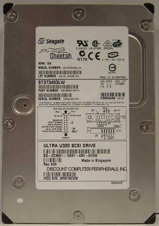 ST373453LW - Seagate 73GB 15000RPM Ultra320 SCSI 3.5" HDD