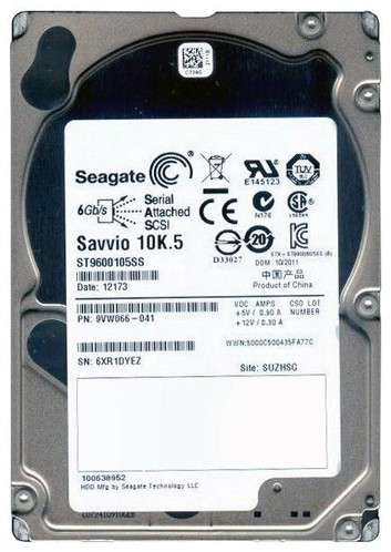 ST9600105SS - Seagate 600GB 10K RPM SAS 6Gb/s 2.5" HDD