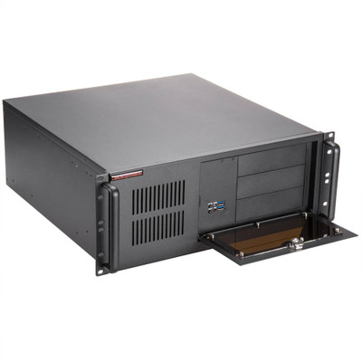 CSE-846BE16-R1K28B Supermicro SuperChassis CSE-846BE16-R1K28B 1280W 4U Rackmount Server Chassis (Black)