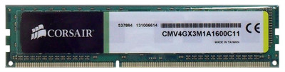 CMV4GX3M1A1600C11 - Corsair 4GB DDR3-1600MHz CL11 240-Pin DIMM