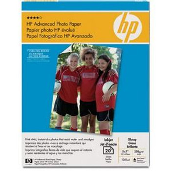 CG812A - HP 5x7" 250g/m² Glossy Photo Paper