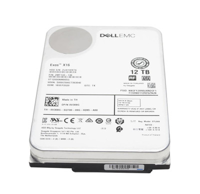 V308G - Dell 12TB 7200RPM SATA 3.5-Inch HDD