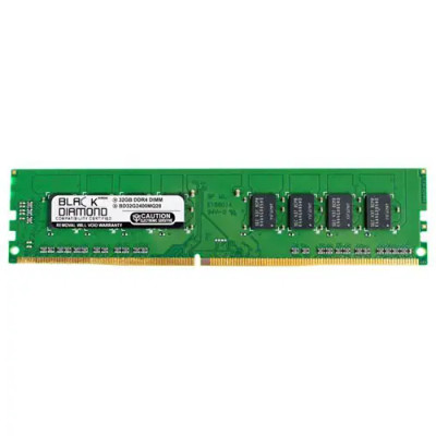 BD32G2400MQ28 - Black Diamond 32GB DDR4-2400 MHz Non-ECC UDIMM Memory