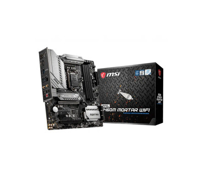 B460MORTWIFI - MSI MAG B460M MORTAR WIFI Desktop Motherboard Intel B460 Chipset Socket LGA-1200