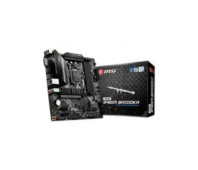 B460MBAZO - MSI MAG B460M BAZOOKA Desktop Motherboard Intel B460 Chipset Socket LGA-1200