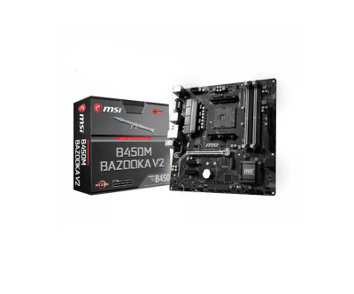 B450MBAZOV2 - MSI B450M BAZOOKA V2 Desktop Motherboard AMD B450 Chipset Socket AM4