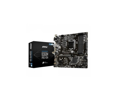 B360MPROVDH - MSI Socket LGA1151 Intel B360 Chipset Micro-ATX System Board Motherboard Supports Core/Pentium Gold/Celeron DDR4 4x DIMM
