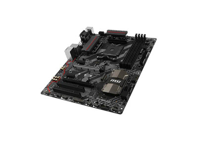 MSI B350 TOMAHAWK Desktop Motherboard AMD Chipset AM4 Socket - Compatible with AMD processors - Ideal for gaming setups