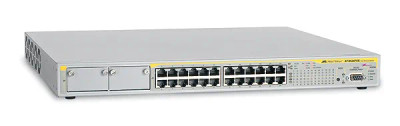 AT-8524POE - Allied Telesis 24-Port PoE 2-Bay 1U Network Switch
