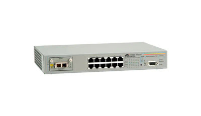 AT-8012M-QS - Allied Telesis 12-Port 10/100 Fast Ethernet Layer 2 Managed Switch
