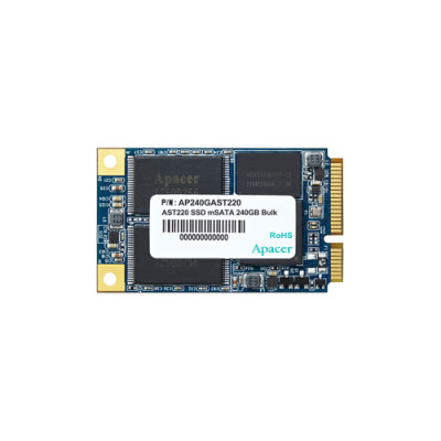 Apacer AST220 240GB mSATA SSD for high-speed storage in compact devices