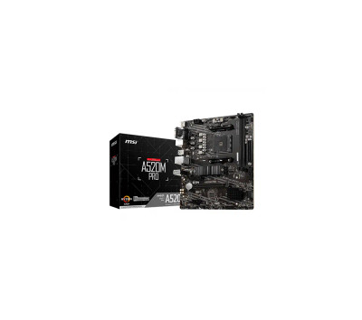 A520MPRO - MSI A520M PRO Desktop Motherboard AMD A520 Chipset Socket AM4