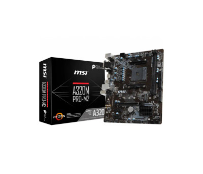 A320MPROM2 - MSI Socket AM4 AMD A320 Micro-ATX Motherboard