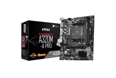 A320M-A-PRO - MSI AMD A320 Socket AM4 Motherboard