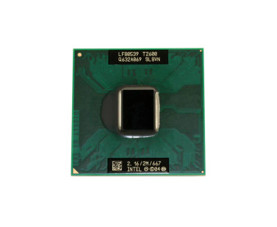 Toshiba 2.16GHz Intel Core Duo T2600 Processor for Socket PBGA479/PPGA478 - Dual Core CPU compatible with laptops