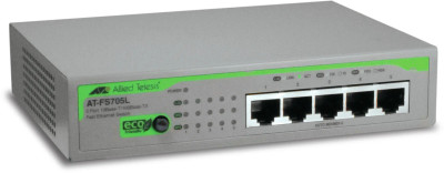990-003028-50 - Allied Telesis 5-Port 10/100 Fast Ethernet Network Switch