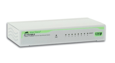 990-002619-50 - Allied Telesis 8-Port 100Base-TX Fast Ethernet Network Switch