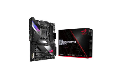90MB1100-M0EAY0 - Asus ROG Crosshair VIII HERO Socket AM4 AMD X570 Chipset ATX System Board Motherboard Supports 3rd and 2nd Ryzen DDR4 4x DIMM