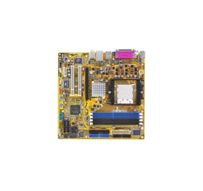 90-M9B1CK-G0UAYZ - Asus PGA939 NVIDIA GeForce 6150 Micro-ATX Motherboard, Supports Athlon 64/FX/X2 DDR 4x DIMM