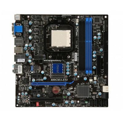 880GMA-E53 - MSI Socket AM3 16GB DDR3 Micro ATX Motherboard