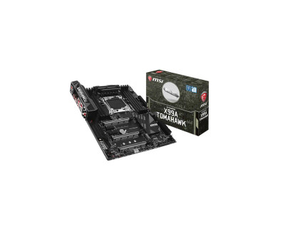 MSI X99A TOMAHAWK Intel X99 Motherboard LGA 2011-v3 - 7A54-001R - Desktop Motherboard for High-Performance Gaming