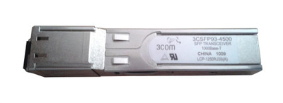 3Com 1Gbps 1000Base-T Copper RJ-45 SFP Transceiver Module for Networking Equipment