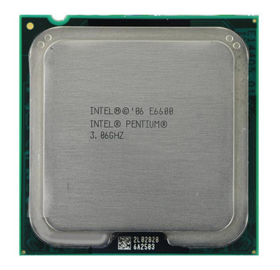 Intel Pentium E6600 2-Core 3.06GHz Processor for LGA775 Socket - 54030P - Dual-core CPU with 2MB L2 Cache, 1066MHz FSB