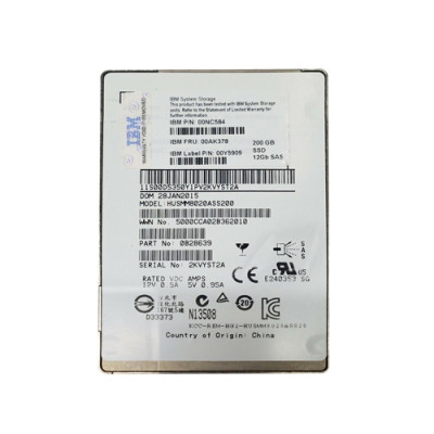 00AK378 - IBM 200GB SAS 12Gb/s 2.5" SSD