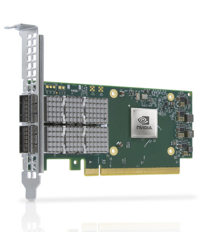 Mellanox ConnectX-6 DX EN 100Gbps QSFP56 Network Adapter, PCIe 4.0 x16, Secure Boot, Tall Bracket - MCX623106AS-CD