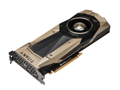 Nvidia TITAN V Graphic Card 1.20 GHz Core 1.46 GHz Boost Clock 12GB HBM2 Dual Slot 3072 bit Bus Width 3 x DisplayPort 1 x