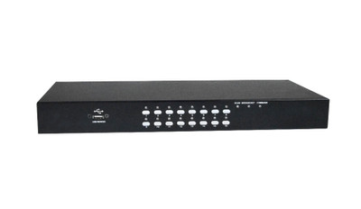 Avocent 16-Port PS/2 Cat5 KVM Switch for DSR1020 - Rack-mounted KVM switch for server management.