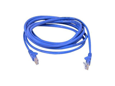 Belkin 12ft Cat5e RJ45 Network Patch Cable in Blue for high-speed internet connections