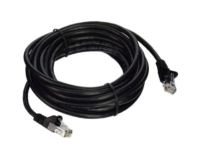 Belkin 1M Cat5e UTP Snagless Network Patch Cable in Black - for high-speed internet connections