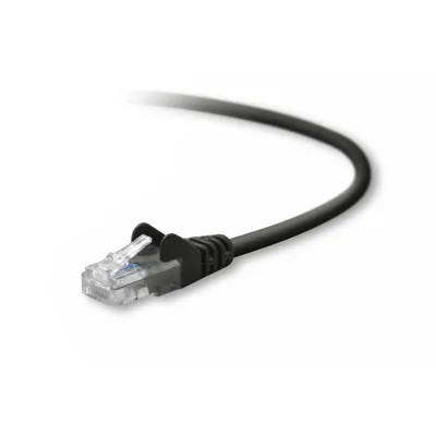 A3L791B05M-BLKS - BELKIN 5M Cat5e UTP Black Network Cable
