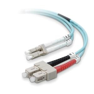F2F402L7-05M-G - BELKIN 10G LC-SC Multimode 16.4ft Fiber Cable
