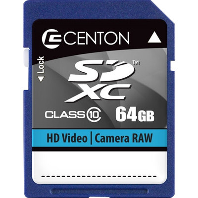 Centon 64GB Class 10 microSDXC Flash Memory Card for S1-MSDXC10-64G