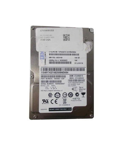 00E6169 - IBM 146GB 15000RPM SAS 6Gb/s 2.5" HDD