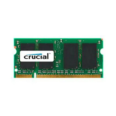 Crucial 2GB DDR2-800MHz PC2-6400 SoDimm Memory Kit for laptops and notebooks