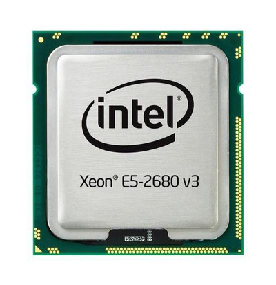 Dell Intel Xeon E5-2680 v3 12 Core Processor 00C7CF FCLGA2011-3 compatible server CPU