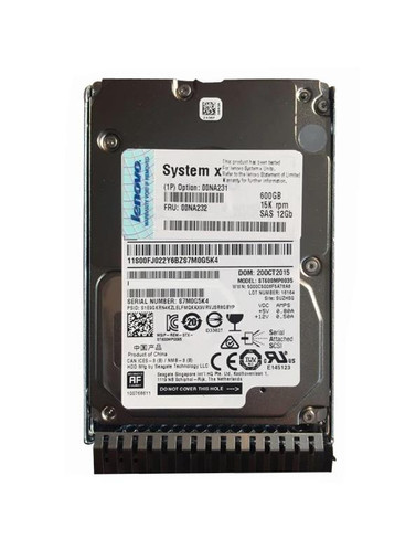IBM 600GB 15000RPM SAS 12.0 Gbps 2.5 128MB Cache Hard Drive for ProLiant DL360p Gen8 Servers