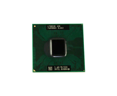 Dell Intel Celeron M 420 1-Core Processor 1.60GHz 533MHz FSB 1MB L2 Cache for Socket PPGA478 - Computer Process