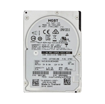 03D9VC - Dell 1.8TB 10K RPM SAS 12Gb 2.5" SED HDD