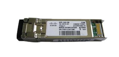 10G-SFP-SR - Cisco 10GBase-SR 850nm 300m SFP+ Transceiver